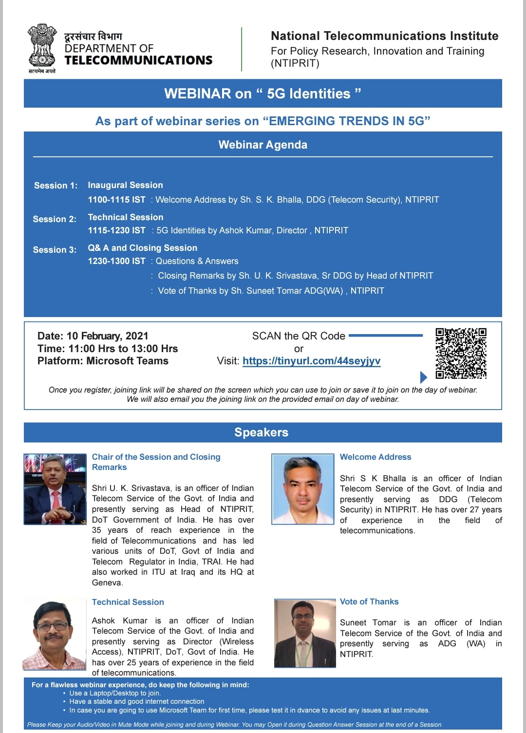 5g Identities Ashok Kumar